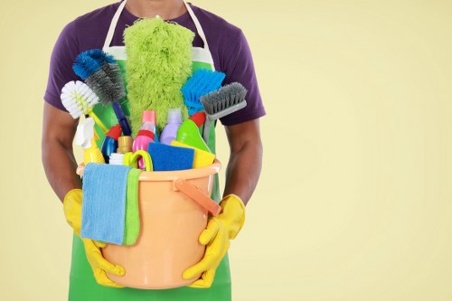 Cleaning team preparing a property in SE1 for regular or one-off service