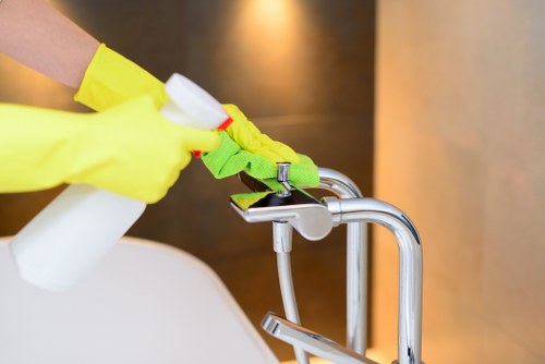 Office cleaning in SE1 with a focus on reception and shared workspace areas