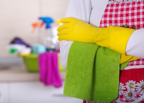Professional cleaning in a South Bank office space