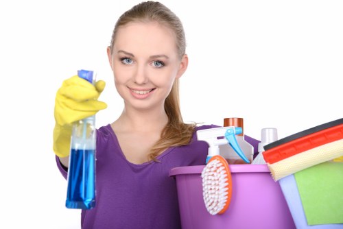 Local window cleaner servicing upper-floor windows in SE1