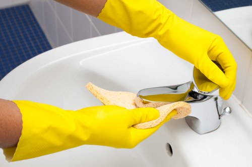 Local cleaners handling reception and shared office areas in SE1