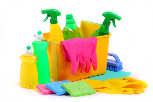 Local cleaners carrying out a one off clean in a SE1 flat